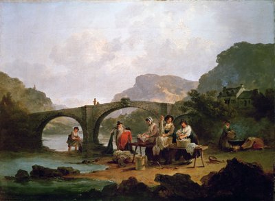 De roddelaars door Julius Caesar Ibbetson